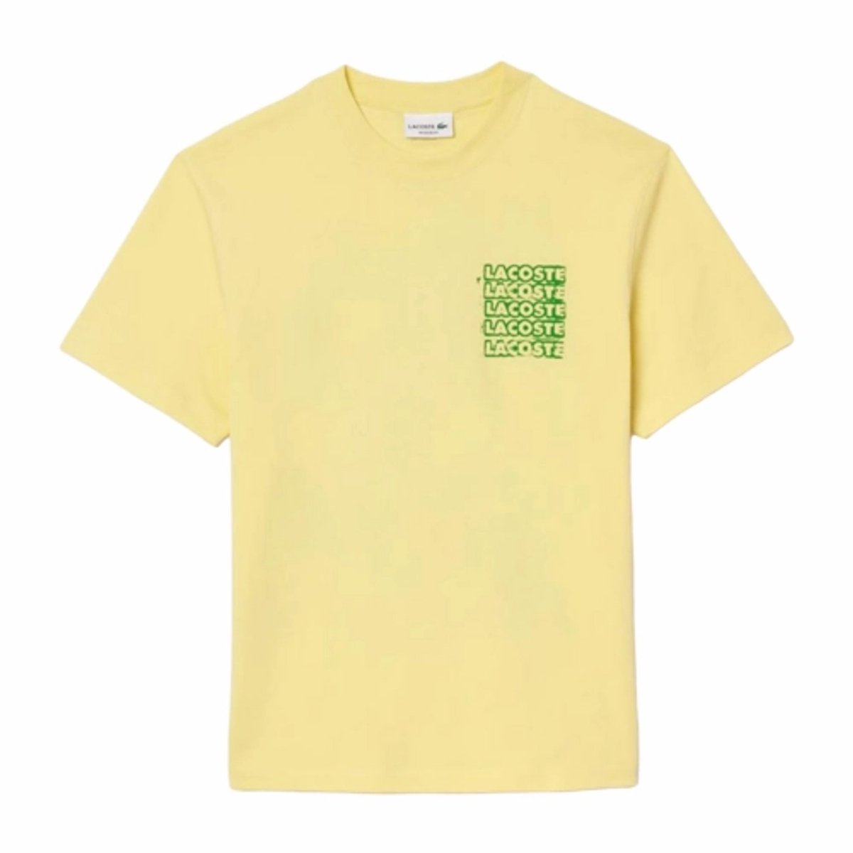 T-Shirt Lacoste Men TH0288 /Calathea-6 Geel