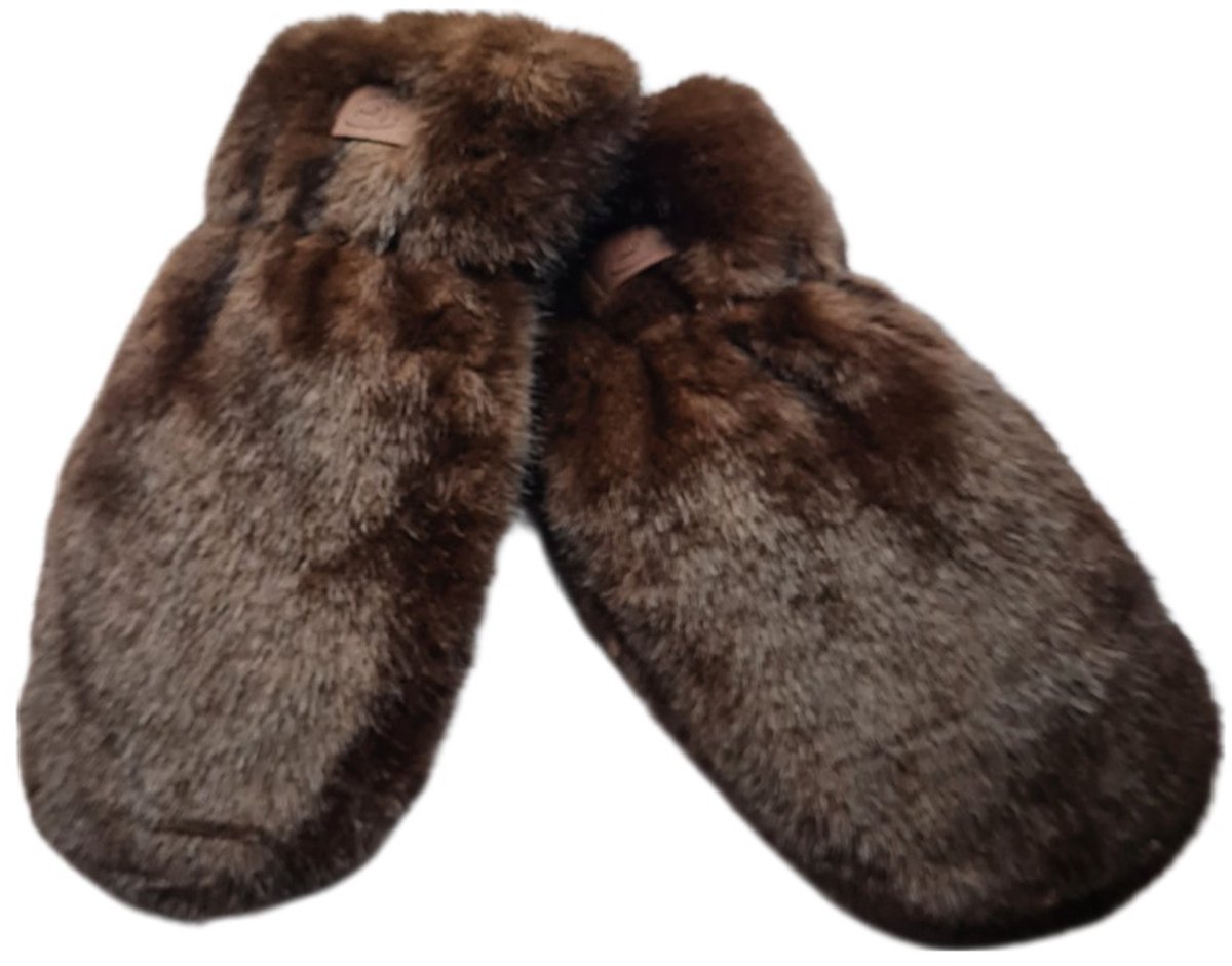 I'm Dutch-Wanten-Ohau-Fluffy-Soft touch-Warm-Musthave-Bruin