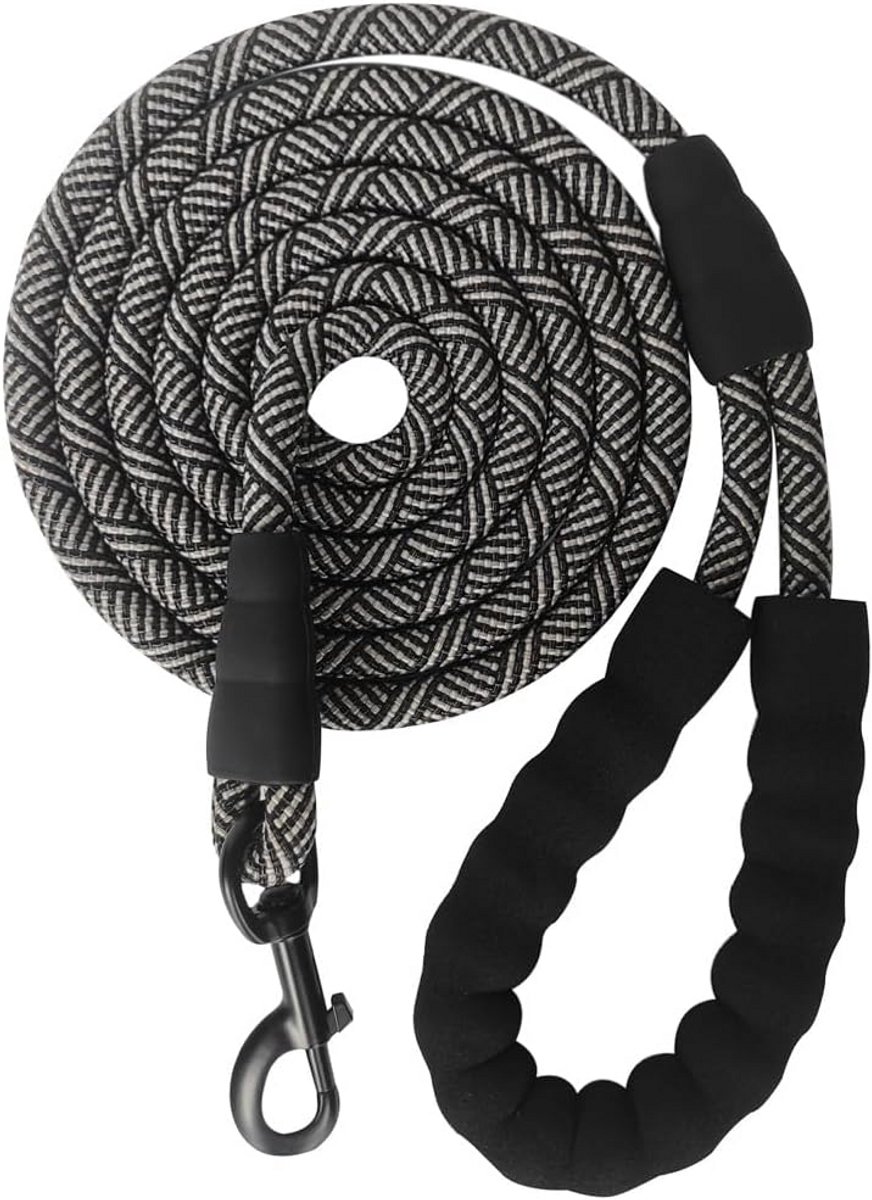 Sterke Hondentouwlijn met Zacht Handvat - Heavy Duty Nylon voor Middelgrote tot Grote Honden