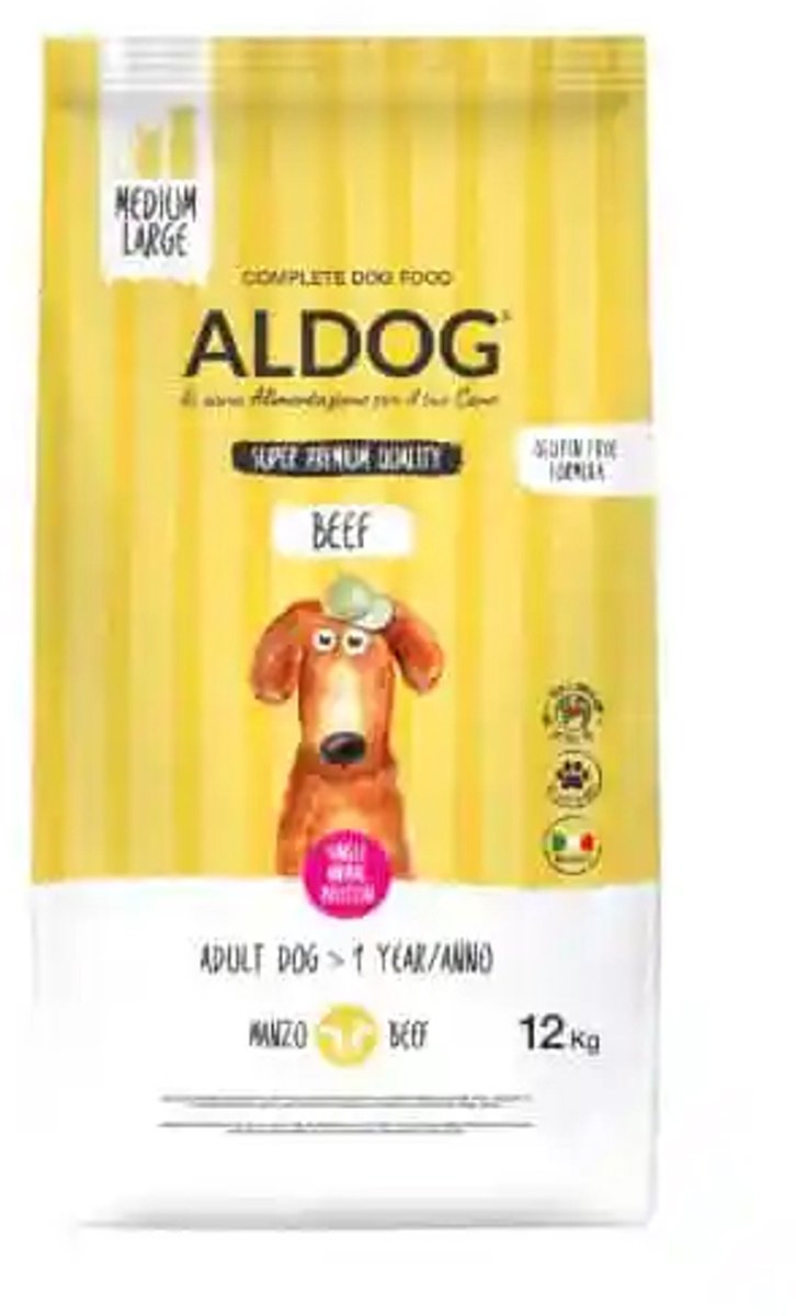 Aldog Aldog rund - Beef - M / L 12 kg