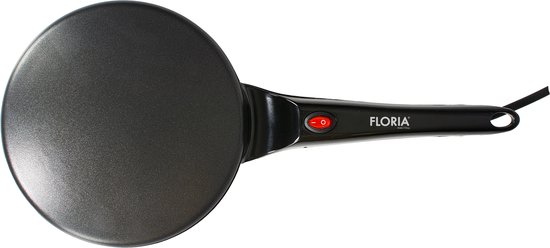 Floria Crêpe Maker ZLN7910 - Elektrische Pannenkoeken & Crêpemaker - 20 cm - 600-700 W - Anti-aanbaklaag - Zwart — afbeelding 3