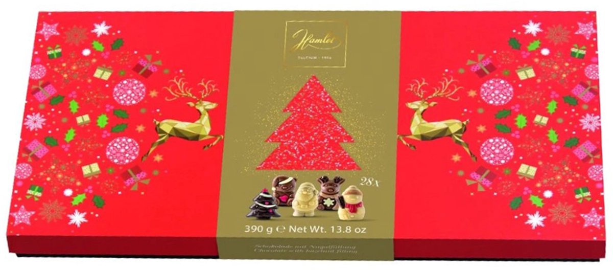 Hamlet - Luxe Bonbons - Kerst - Kerstgeschenk - Luxe verpakking 390 gram