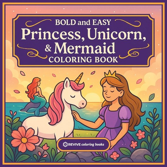 Bold & Easy Stress Relief Coloring Books- Bold & Easy Prince ... - cover