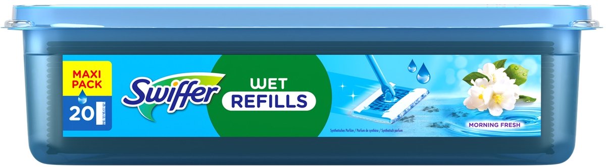Swiffer Vochtige Vloerdoekjes Morning Fresh - 20 stuks