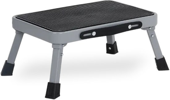 Buddley opstapje inklapbaar staal – belastbaar 150 kg – extra stevig