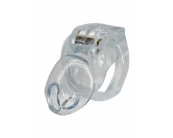 Peniskooi Clear Control Cock Cage Regular - Kuisheidskooi - Transparant - BDSM - 4 Maten Cockringen