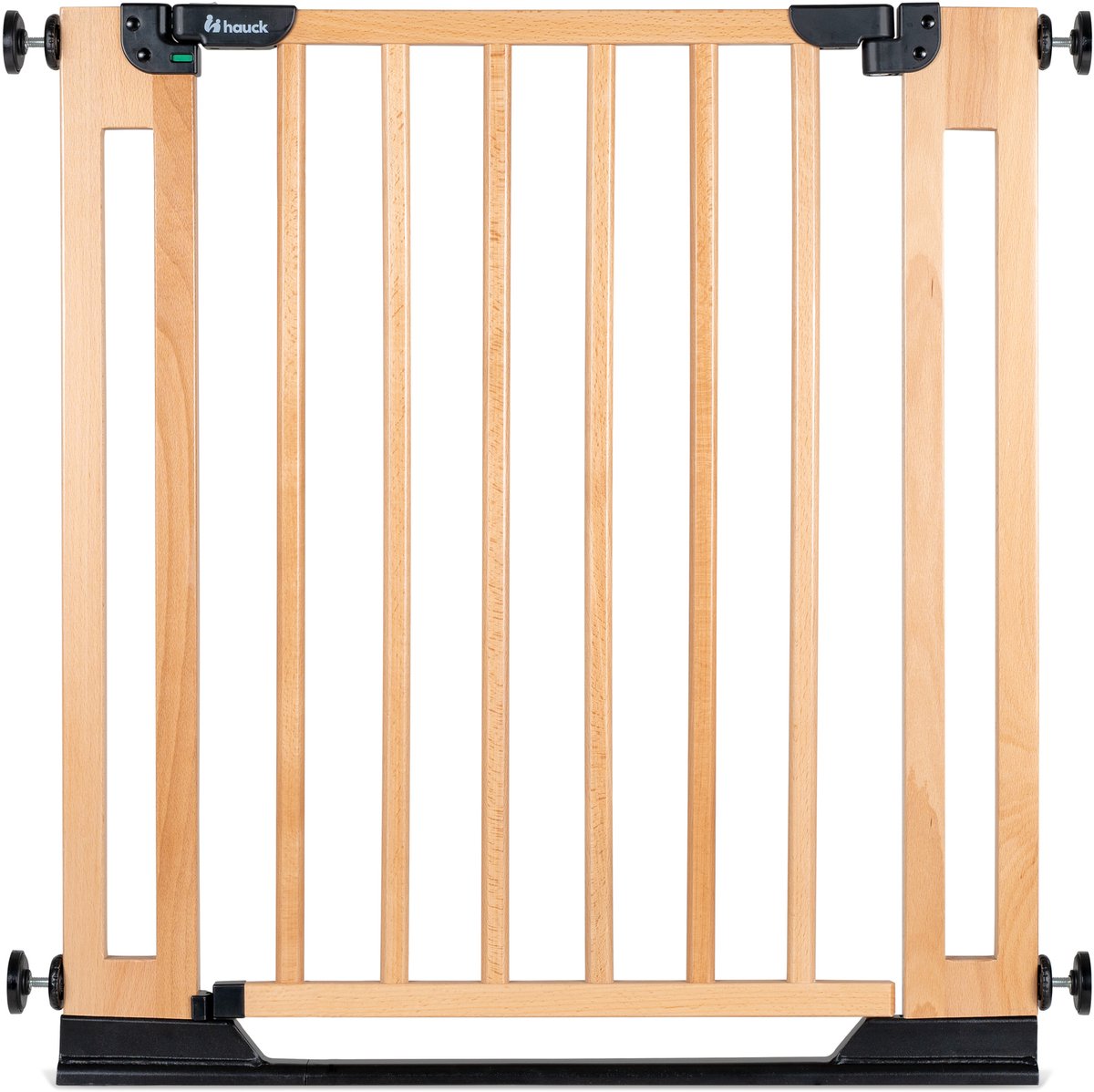 hauck Clear Step Easyclose Eco - Stevig deur en traphekje van beukenhout - Beech