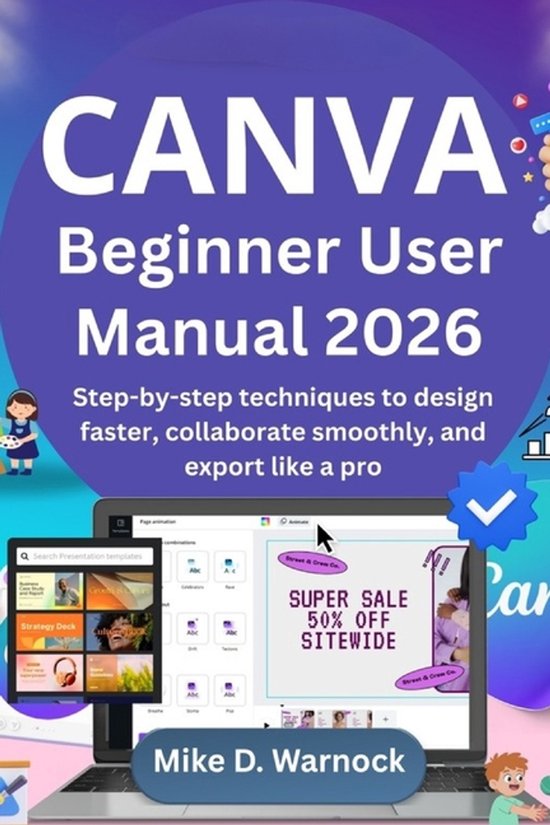 Canva Beginner User Manual 2026 - cover