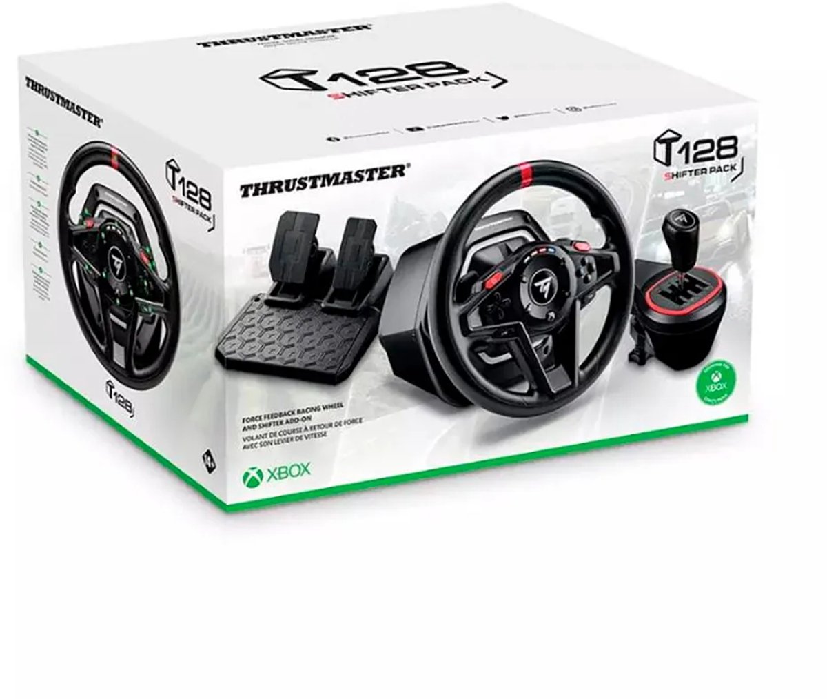 Thrustmaster T128-X + TH8S SHIFTER - Racestuur en Pedalen - Force Feedback - met shifter - voor PC, Xbox Series - geschikt voor Forza Horizon 6 – foto 5