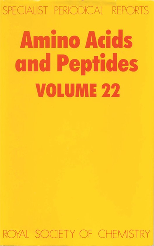 Specialist Periodical Reports - Amino Acids and Peptides- Am ... - cover