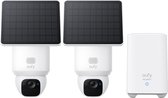 eufy SoloCam E30 2 - Cam Kit - 360° PTZ beveiligingscamera - HomeBase 2 - 2K HD - 70° tilt - AI-tracking - Zonne-energie - Geen ABO-kosten