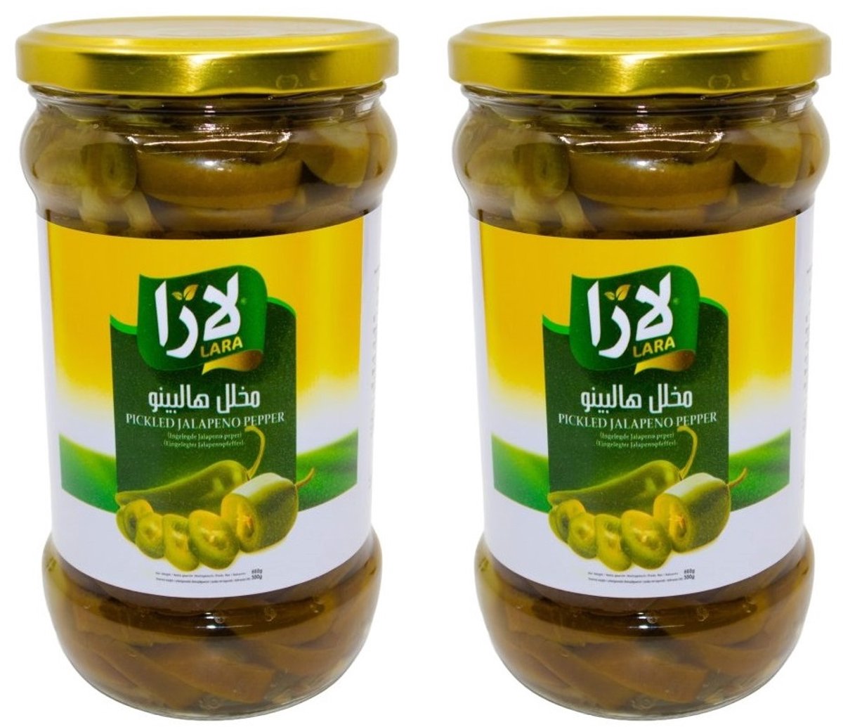 Lara Multipak Gepekelde Jalapeno Peper 2 x 660 Gram