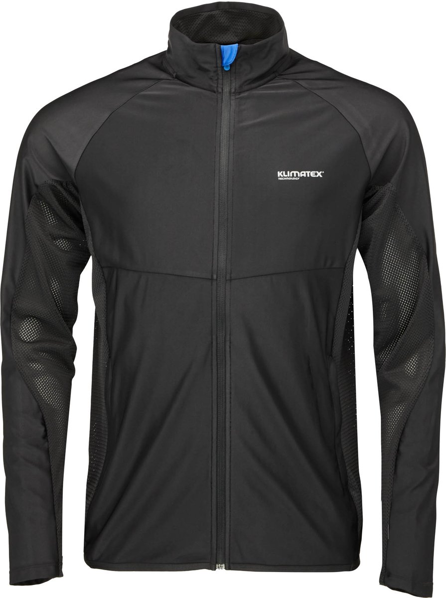 Heren hardloopsweatshirt Klimatex Kento Zwart - XL