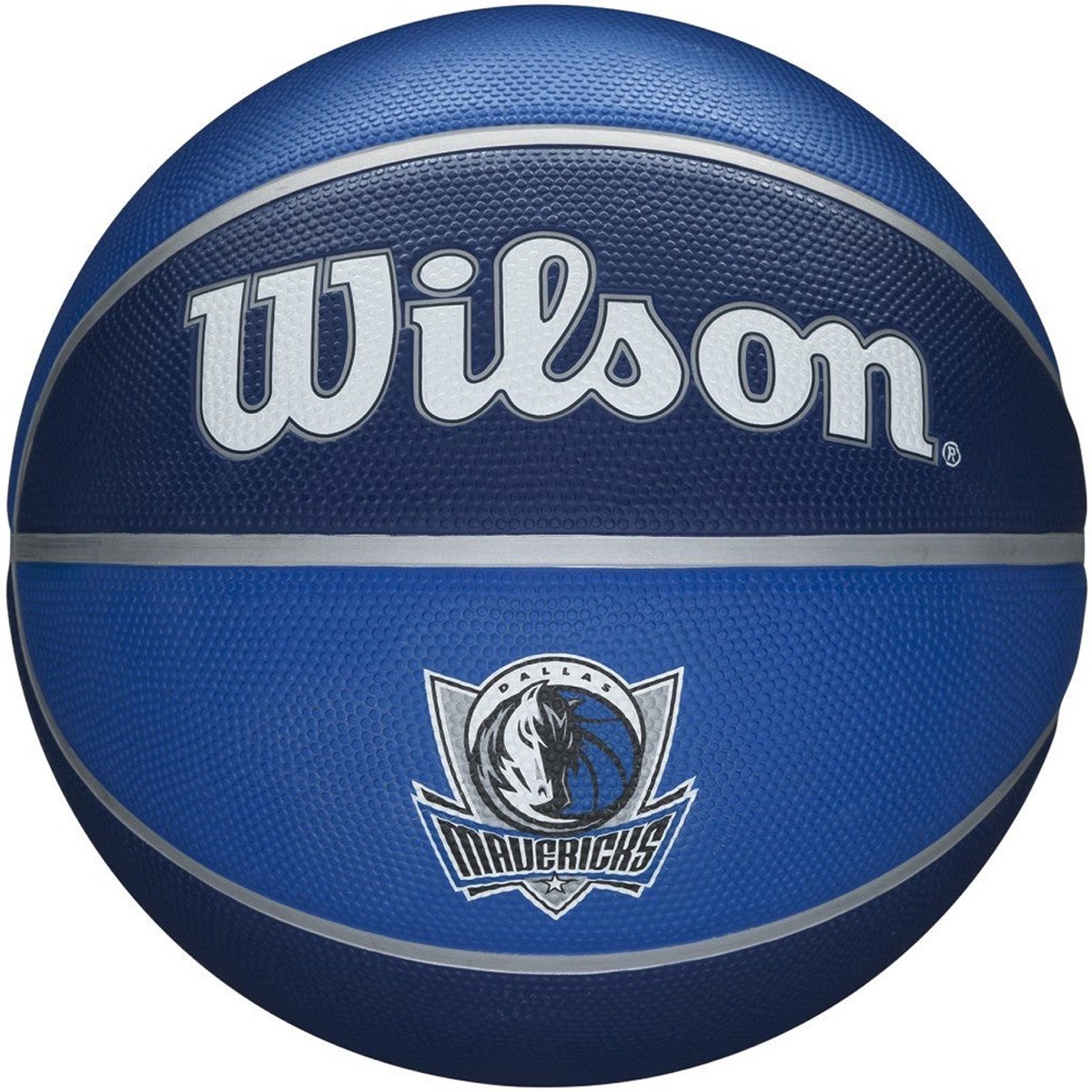 Basketbal Wilson Nba Team Tribute Dallas Mavericks Blauw Natuurlijk rubber Één maat 7