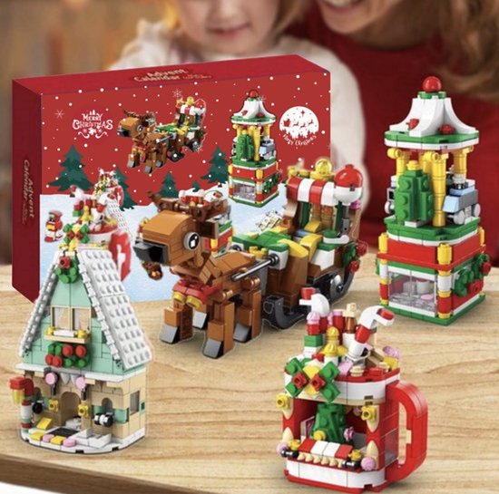 SurprisePlay - Adventskalender 2025 - Bouwset - Voor kinderen - 24 dagen - Kerstcadeau - Sinterklaascadeau