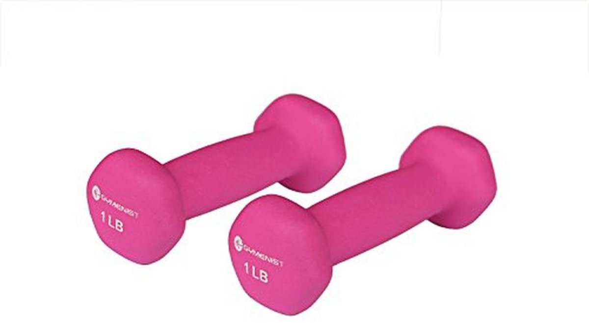 Set van 2 Halters met Zachte, Antislip Grip - Neopreen Bescherming (1 LB)