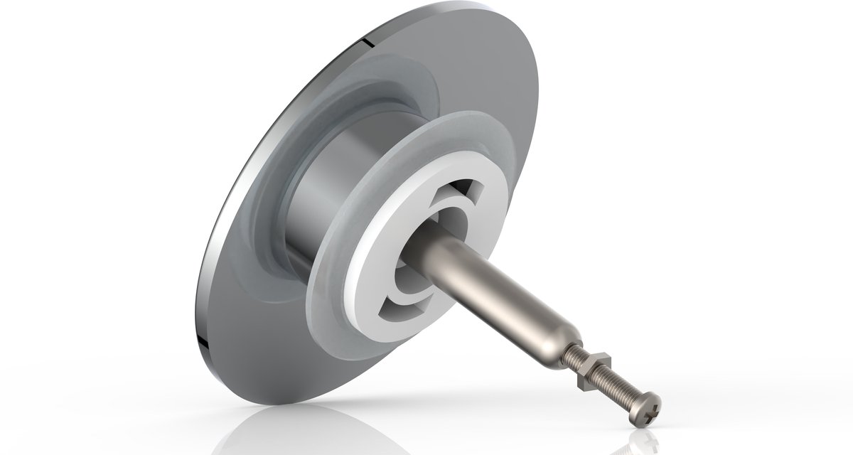 KIRCHHOFF Afvoerwaste plug, chroom, 70 mm x 1 1/2 ", voor badkuip