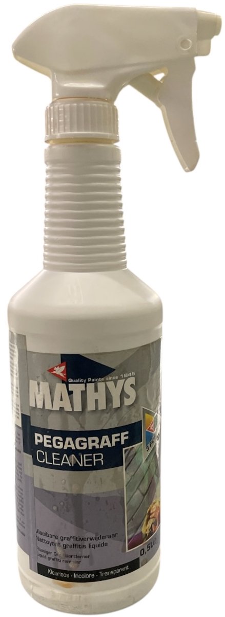 Mathys Pegagraff Cleaner - Gebruiksvriendelijke vloeibare graffitiverwijderaar - 500 ml - prijs per stuk