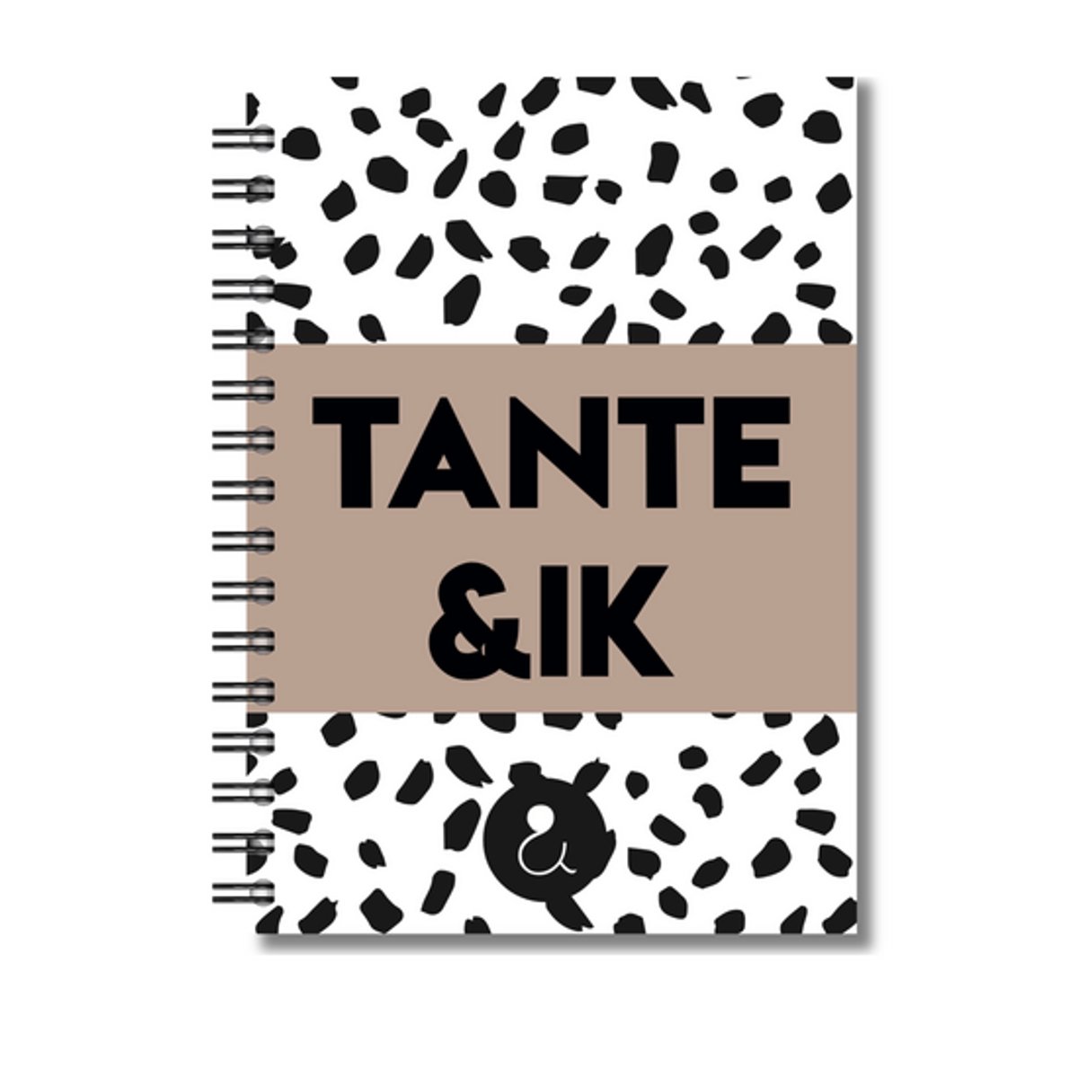 Invulboek Tante & Ik | Herinneringsboek Tante & Nichtje | A5 | Dots Sand