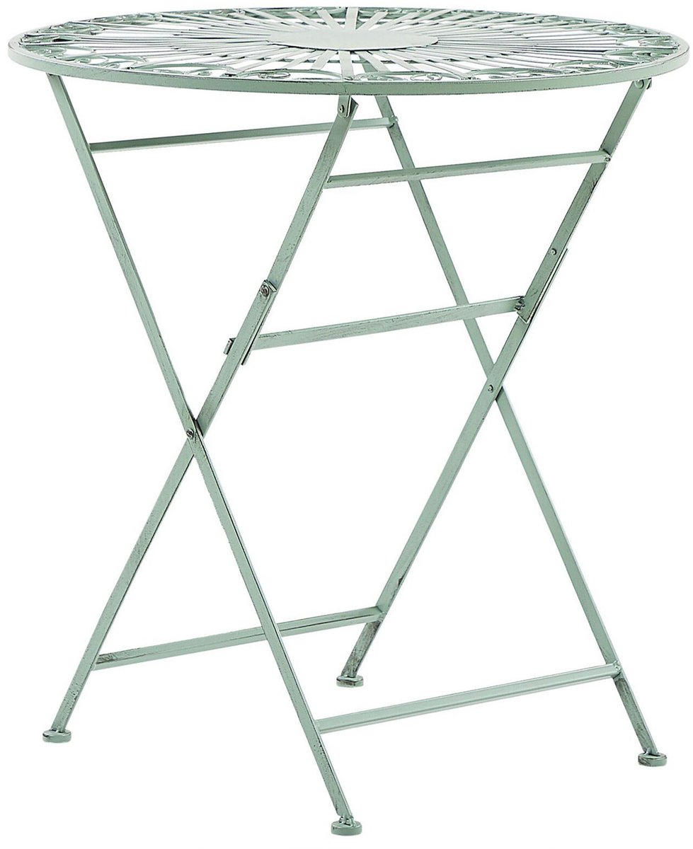 TRENTO - Tuintafel - Lichtgroen - 70 x 70 cm - Metaal