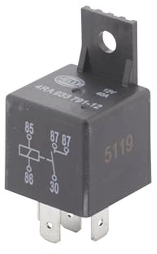 Relé Hhc67e(t90)-1d De 12 V Cc (t90b5-12 V-40 A) De 5 Pines