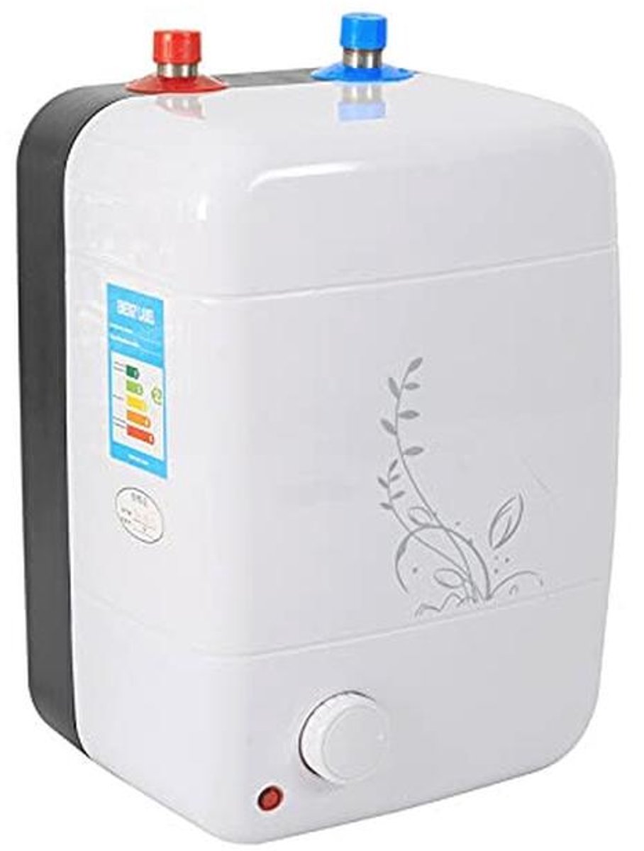 Compacte 8L Onderbouwwaterboiler met Instelbare Temperatuur en Roestvrijstalen Tank