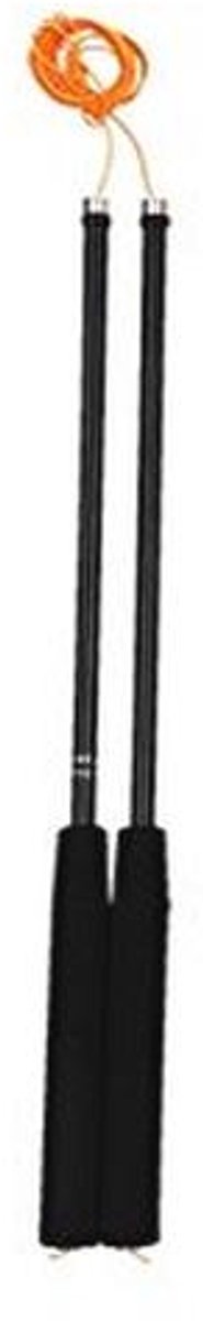 Carbon Diabolo Handstokken 350 mm - Zwart
