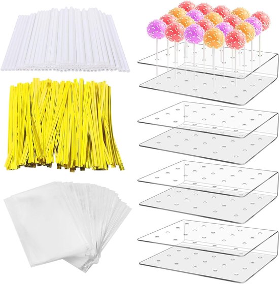 Cake Pop Stiele Cakepopstiel Lollipop Sticks aus Papier 100 Stück Cake