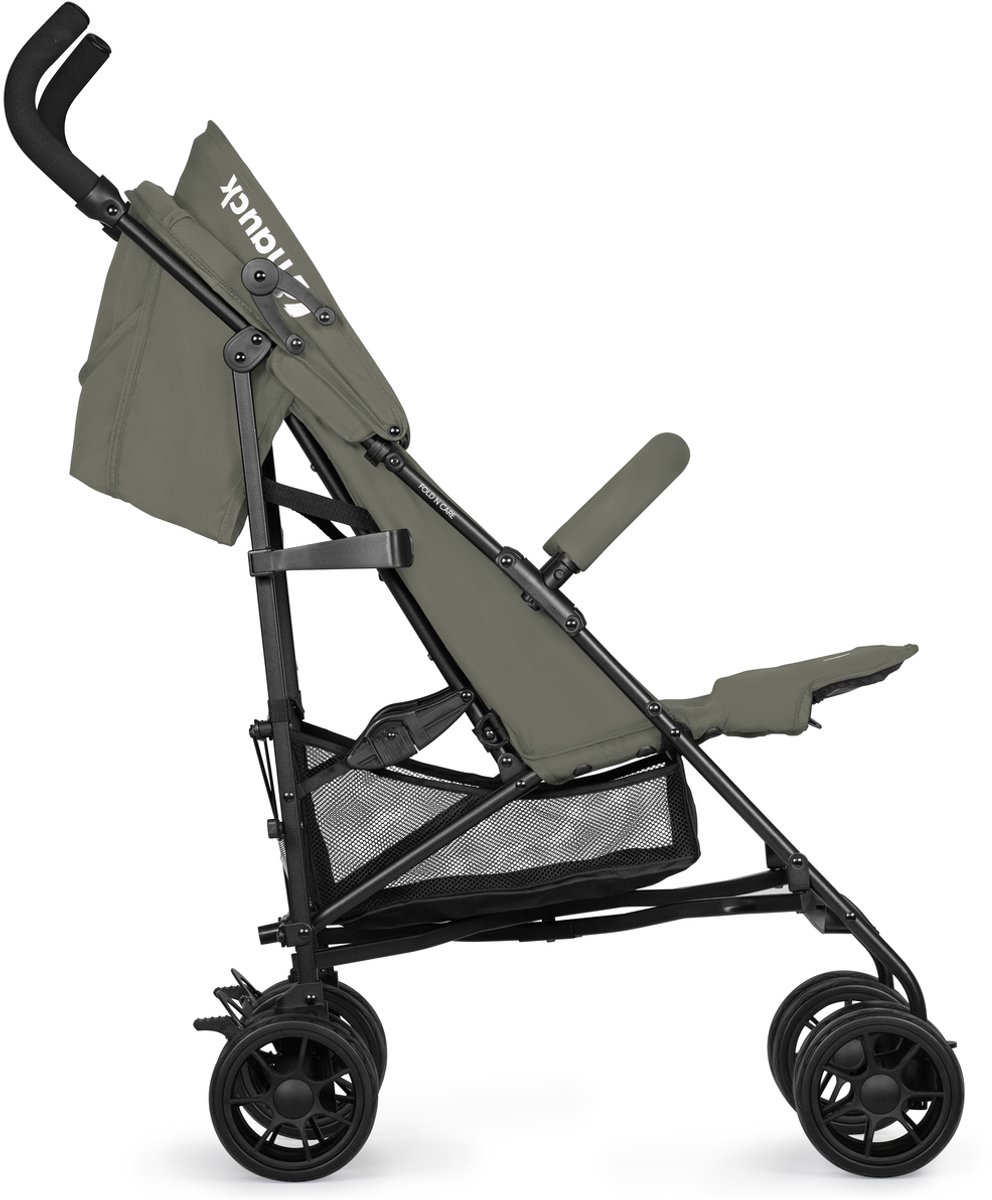 hauck Fold N Care - Lichtgewicht buggy met kap voor op reis - Olive thumbnail 2