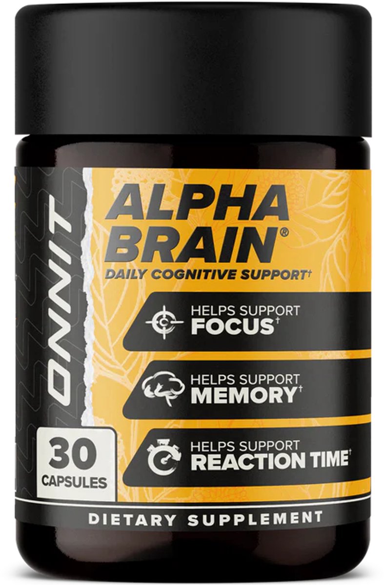 Onnit - Alpha Brain - Memory & Focus - 30 capsules