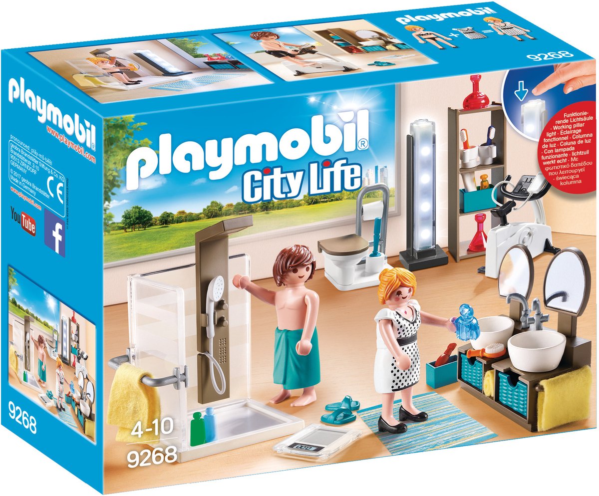 PLAYMOBIL City Life Badkamer met douche - 9268 — afbeelding 14