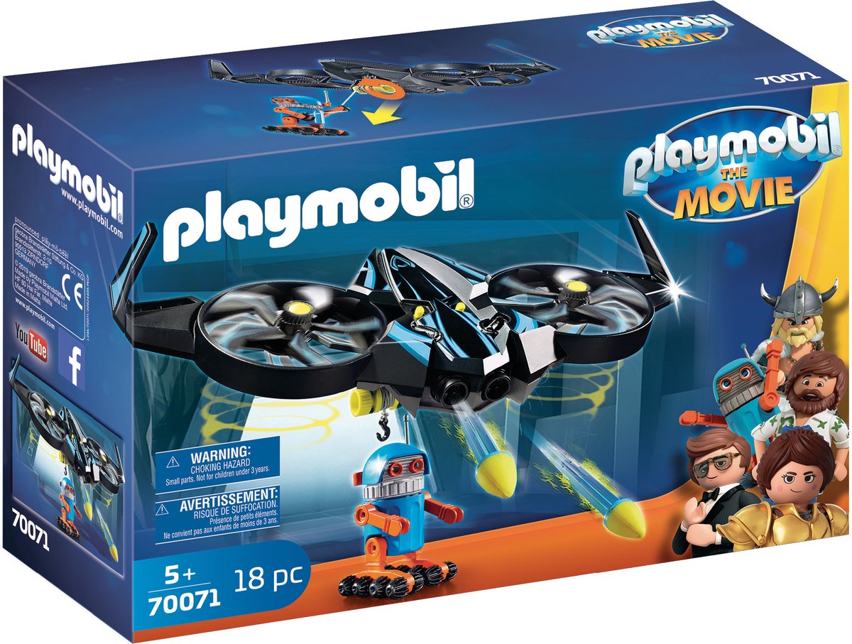 PLAYMOBIL: THE MOVIE Robotitron met drone - 70071