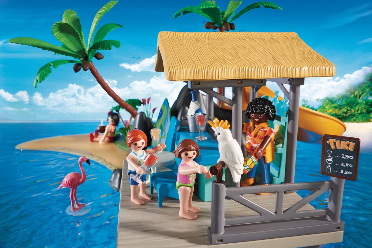 PLAYMOBIL Vakantie-eiland met strandbar - 6979 — afbeelding 11