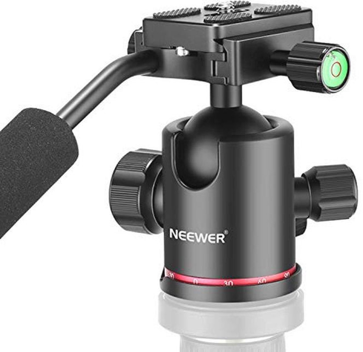 Camera Statief Kogelhoofd met Quick Shoe Plate en 360 Graden Panoramisch Hoofd