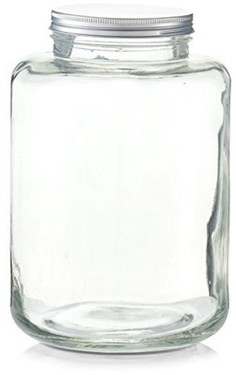 Grote Voorraadpot met Metalen Deksel - 7000 ml - Multifunctionele Opbercontainer
