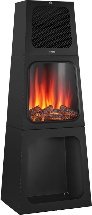 New York - 127 CM OPBOUW Elektrische Sfeerhaard MET VERWARMING WIFI