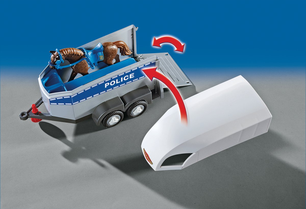 Playmobil Bereden politie met trailer - 6922 — afbeelding 14