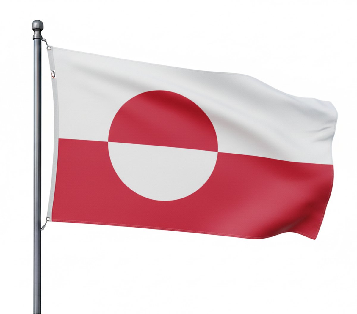Trasal - vlag Groenland - groenlandse vlag - 150x90cm