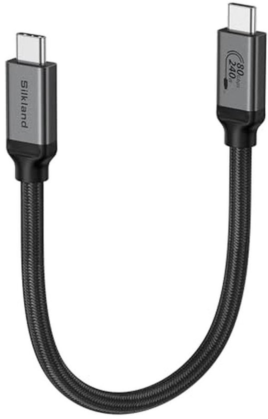 Dual Bandwidth Usb USB C Datakabel 80Gbps Thunderbolt 5 - 30CM - 120Gbps Bandwidth Boost ...