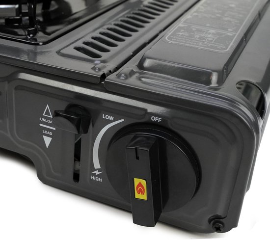 Eurocatch Outdoor - Kooktoestel op Gas - incl 4 Gasbussen -Gas Stove
