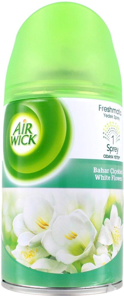 AIRWICK REFILL 250ML WHITE FLOWERS