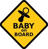 Bumpersticker 'Baby on board' | 20x20cm