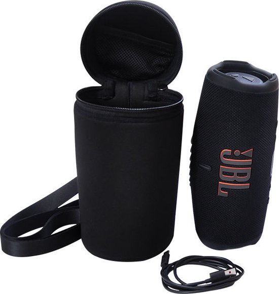 JBL Charge 5 Case Afsluitbare Beschermhoes Zwart bol