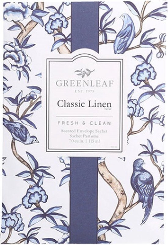 Greenleaf geurzakje Classic Linen 4 stuks - Greenleaf Gifts