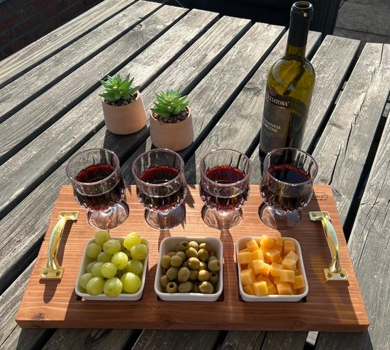 Mooie grote borrelplank van geschaafd eikenhout | accessoires Mooie grote borrelplank van geschaafd eikenhout | accessoires