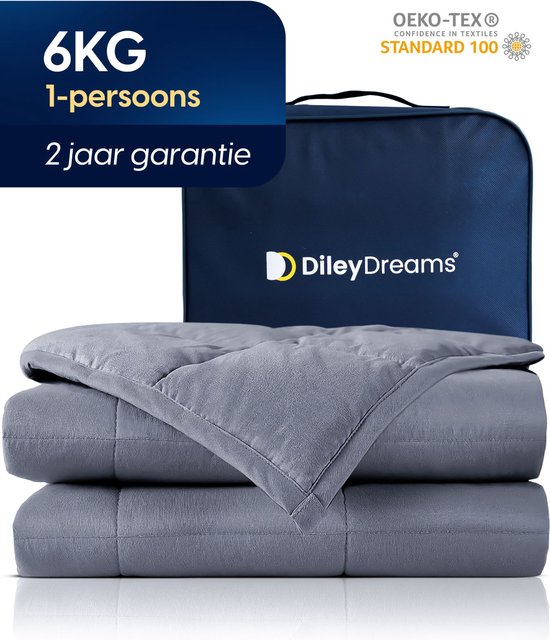 Diley Dreams  LENTE/ZOMER Verzwaringsdeken 6KG – Weighted Blanket – Verzwaarde Deken – Zware Deken – 150x200cm