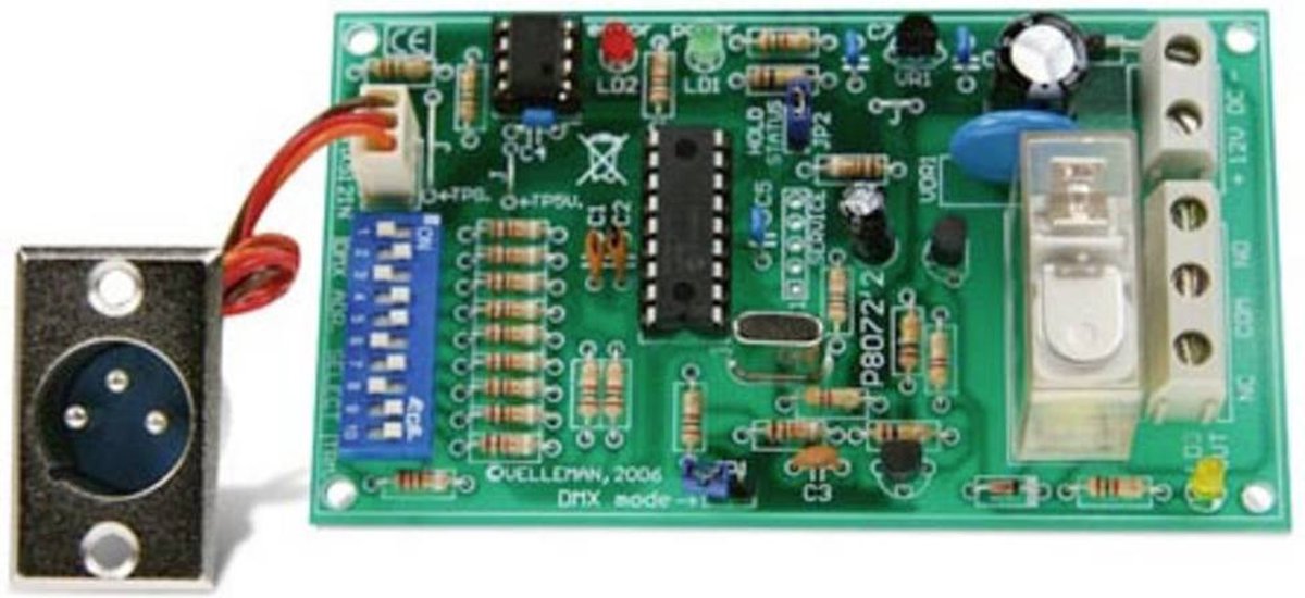 Educatieve soldeerkit, DMX-gestuurde relais