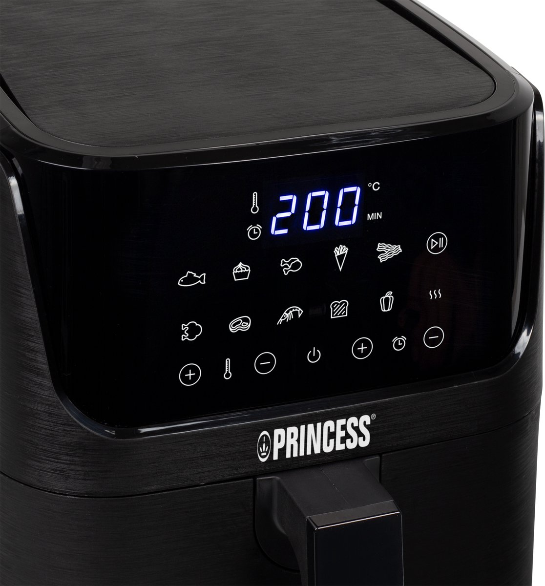 Princess Digital Airfryer XL 182024 - Heteluchtfriteuse - 3.5 liter - 11 automatische programma's - Digital Touchscreen - Zwart — afbeelding 4