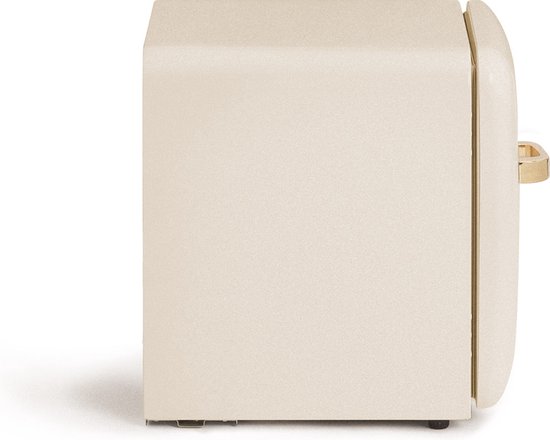 CREATE - Koelkast in retrostijl - Gebroken wit - Handvat Goud - FRIDGE RETRO 48L van create — afbeelding 4