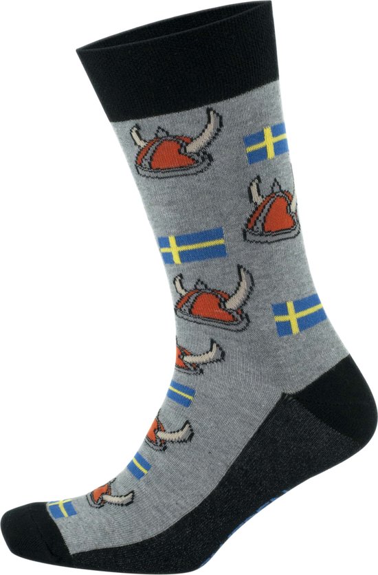 GoWith - chaussettes en coton - chaussettes au design suédois - 5 paires - cadeaux amusants - chaussettes amusantes - chaussettes pour la maison - chaussettes chaudes - chaussettes pour femmes - chaussettes pour hommes - taille 39-42